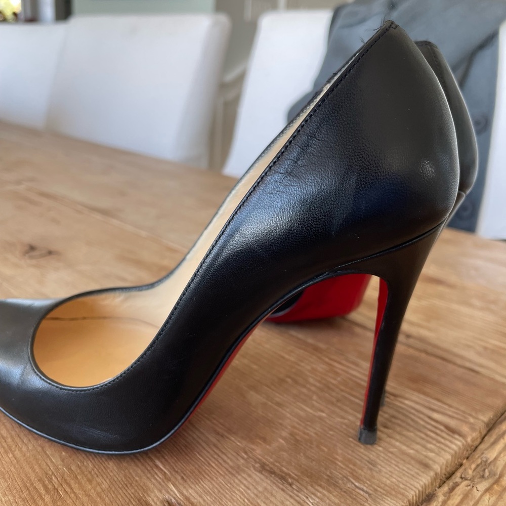 Louboutin Black Stiletto Heels - Picture 2 of 9